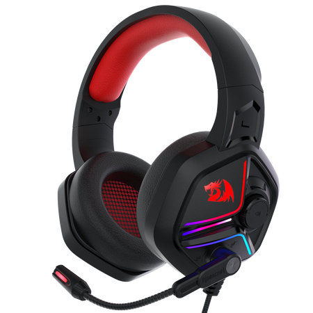 Redragon H230 Ajax RGB Wired Gaming Headset, Dynamic RGB Backlight