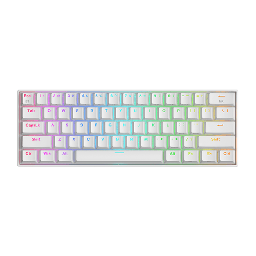 Redragon K530 PRO Draconic 60% Compact RGB Wireless Mechanical Keyboard, 61 Keys TKL Designed 5.0 Bluetooth Gaming Keyboard