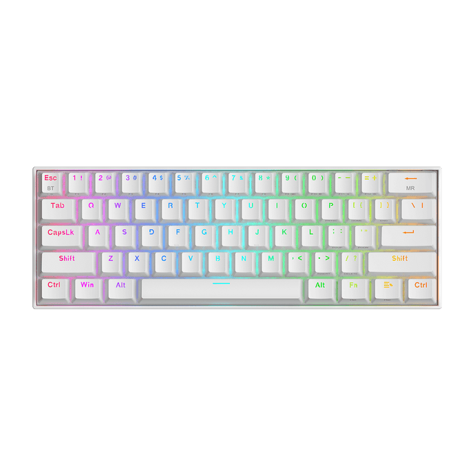 Redragon K530 PRO Draconic 60% Compact RGB Wireless Mechanical Keyboard, 61 Keys TKL Designed 5.0 Bluetooth Gaming Keyboard