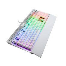 Redragon K550W RGB Yama 131 Key RGB LED Illuminated Backlit White Mechanical Keyboard