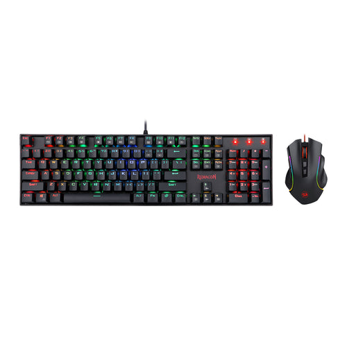 Redragon K551RGB-BA Mechanical Gaming Keyboard & M607 Gaming Mouse Combo