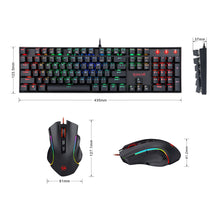 Redragon K551RGB-BA Mechanical Gaming Keyboard & M607 Gaming Mouse Combo