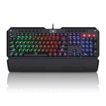 Dahara　RK515 Redragon K555-R INDRAH Rainbow LED Backlit Mechanical Gaming