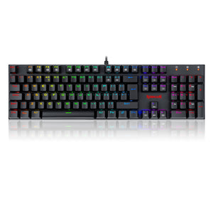 Redragon K565 RUDRA RGB LED Backlit Mechanical Gaming Keyboard with 104 Professional Keys-Linear Red Switches