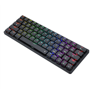 Redragon K624P-KBS 2.4G/Bluetooth/Wired 63 key  Low-profile mechanical keyboard