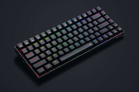 Redragon K629 PHANTOM RGB LED Backlit Mechanical Gaming Keyboard with 84 Professional Keys-Linear Red Switches