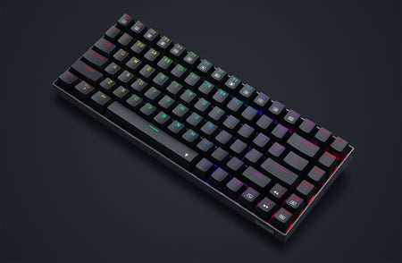 Redragon K629 PHANTOM RGB LED Backlit Mechanical Gaming Keyboard with 84 Professional Keys-Linear Red Switches