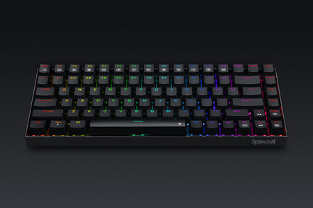 Redragon K629 PHANTOM RGB LED Backlit Mechanical Gaming Keyboard with 84 Professional Keys-Linear Red Switches