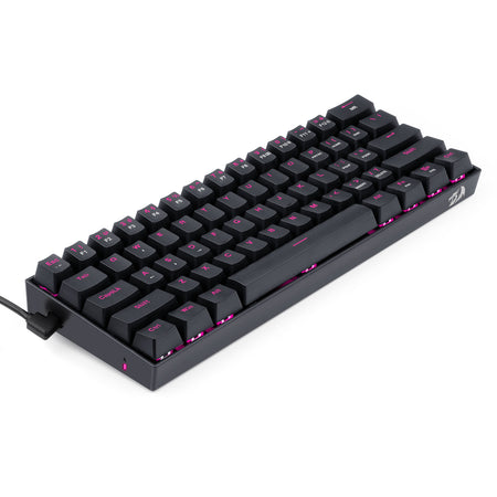 Redragon K630 Gaming Mechanical keyboard, Pink LED Backlit