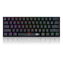 Redragon K630RGB Gaming Mechanical Keyboard 61 Keys Compact Mechanical Keyboard, Pro Driver Support