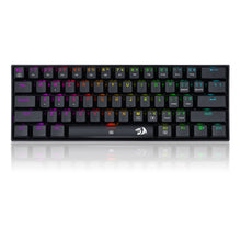 Redragon K630RGB Gaming Mechanical Keyboard 61 Keys Compact Mechanical Keyboard, Pro Driver Support
