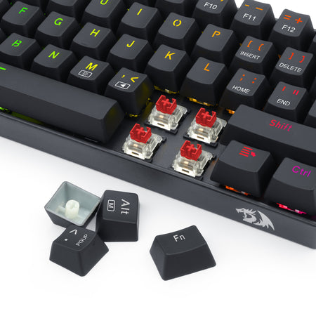 Redragon K630 Gaming Mechanical keyboard, Pink LED Backlit