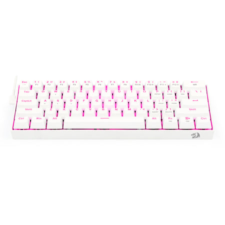 Redragon K630W Gaming Mechanical Keyboard, Pink LED Backlit