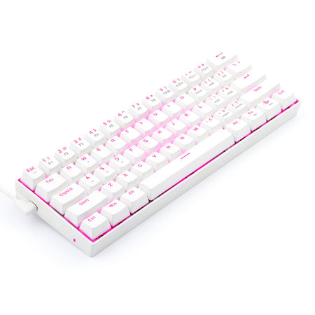 Redragon K630W Gaming Mechanical Keyboard, Pink LED Backlit