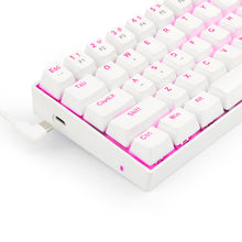 Redragon K630W Gaming Mechanical Keyboard, Pink LED Backlit