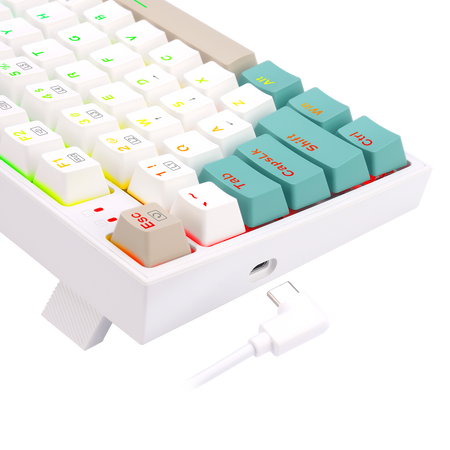 Redragon K643WGC-RGB-PRO 94keys Bluetooth+2.4G+wired Tri-modes Mechanical Gaming Keyboard