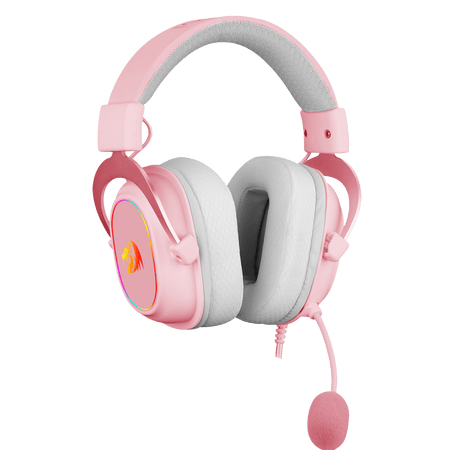 Redragon H510 Zeus-X RGB Pink Wired Gaming Headset - 7.1 Surround Sound - 53MM Audio Drivers in Memory Foam Ear Pads w/Durable Fabric Cover- Multi Platforms Headphone - USB Powered for PC/PS4/NS