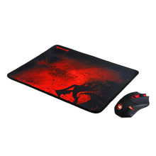 Redragon M601-WL-BA Wireless Gaming Mouse and Mouse Pad Combo, Ergonomic, Programmable 6 Buttons, 2400 DPI, Red LED Mouse, Large Mouse Pad for Windows PC Games - Black [Mouse Pad Cordless Mouse Set]