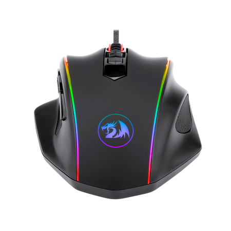 Redragon M720 Vampire RGB Gaming Mouse, 10,000 DPI Adjustable Wired Optical Gaming Mouse, Comfortable Grip Ergonomic with 8 Programmable Buttons