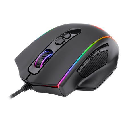Redragon M720 Vampire RGB Gaming Mouse, 10,000 DPI Adjustable Wired Optical Gaming Mouse, Comfortable Grip Ergonomic with 8 Programmable Buttons