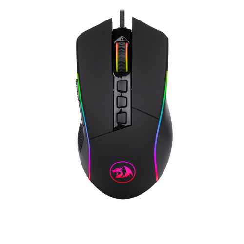 Redragon M721-Pro Lonewolf2 Gaming mouse, Wired Mouse RGB Lighting, 10 Programmable Buttons, 32,000 DPI Adjustable