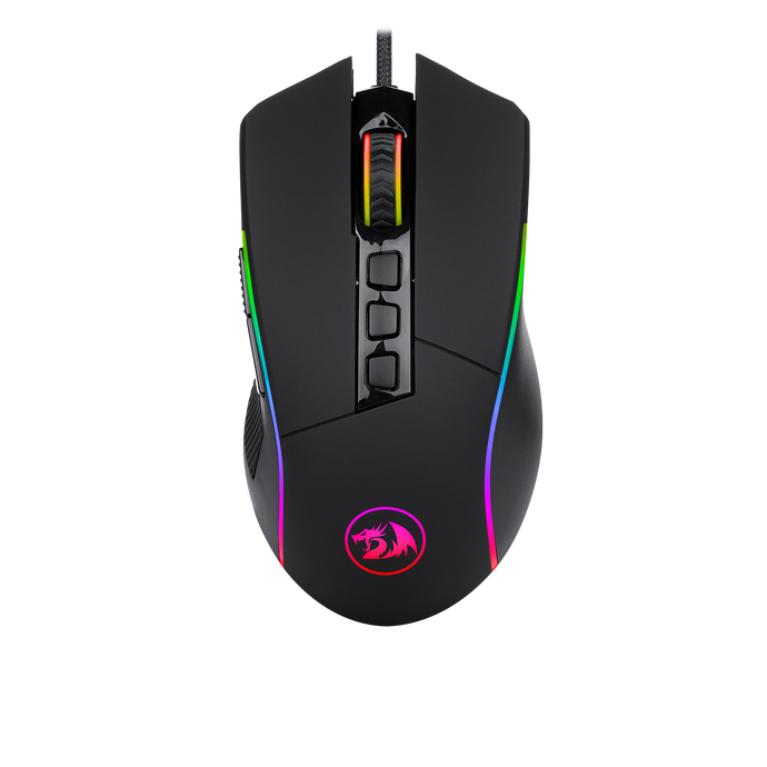 Redragon M721-Pro Lonewolf2 Gaming mouse, Wired Mouse RGB Lighting, 10 Programmable Buttons, 32,000 DPI Adjustable