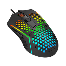 Redragon M987-K Lightweight 55g Honeycomb Gaming Mouse RGB Backlit Wired 6 Buttons Programmable with 12400 DPI