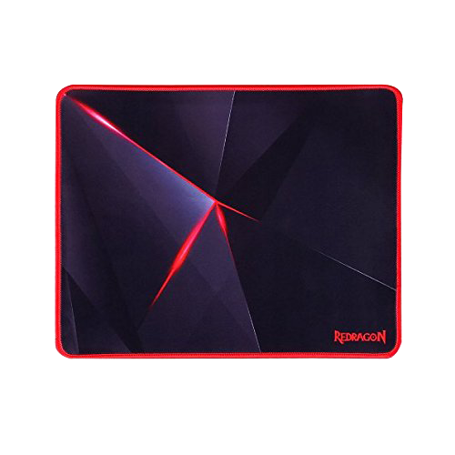 Redragon P012 Mouse Pad with Stitched Edges, Premium-Textured Mouse Mat, Non-Slip Rubber Base Mousepad for Laptop, Computer & PC, 12.8 x10 x0.11 inches
