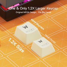 Redragon K644 SE 65% 3-Mode Wireless RGB Gaming Keyboard, 61 Keys Hot-Swappable Compact Mechanical Keyboard w/Upgrade Hot-Swap PCB Socket & Creative 1.2X Larger Size, Quiet Red Linear Switch