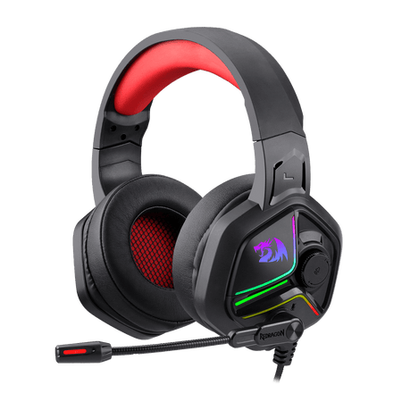 Redragon H230 Ajax RGB Wired Gaming Headset, Dynamic RGB Backlight