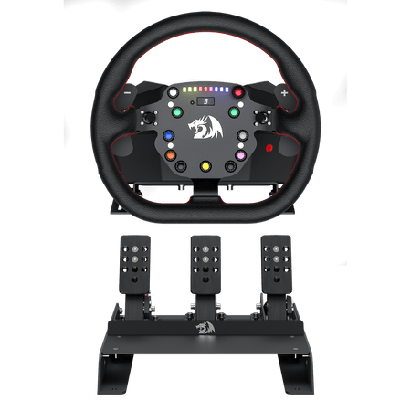 Redragon Racing Simulator with Steering Wheel and Pedals - GT-32