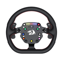 Redragon GT-32 Racing Wheel and Floor Pedals, Real Force Feedback Car Racing Simulator, PMSM Dual-Motor Control Box & Pedals, Non-Contact Hall Sensors, Supreme-Real Force Feedback Dedicated for Computer Gamer