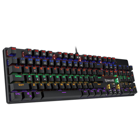 Redragon K608 Valheim Rainbow Gaming Keyboard, 104 Keys NKRO Mechanical Keyboard