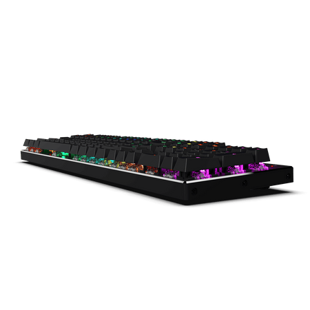 Redragon K556 Red Switches RGB LED Backlit Wired Mechanical Gaming Keyboard, Aluminum Base, 104 Standard Keys