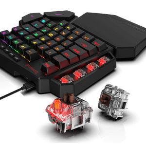 Redragon K585 DITI One-Handed RGB Mechanical Gaming Keyboard Brown Switches 7
