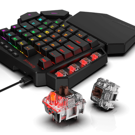 Redragon K585 DITI One-Handed RGB Mechanical Gaming Keyboard Brown Switches 7