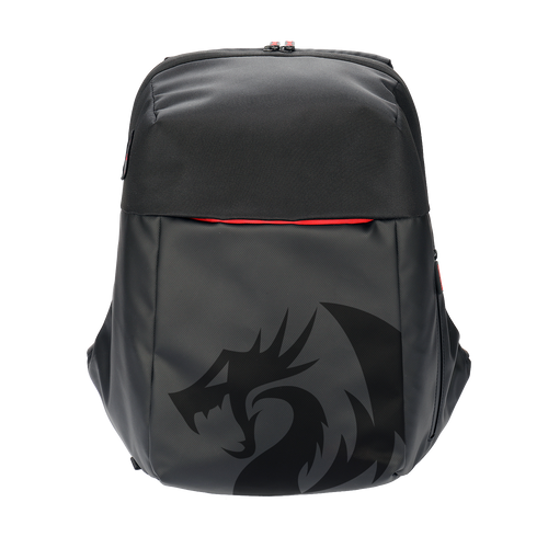 Redragon GB-93 Travel Laptop Backpack, Business Workstation Computer Gaming Backpack w/ Durable Double-Layer Thickened Liner, Organized Pockets/Slots & Large Leatheree Cover, Fits Up to 18