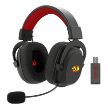 Redragon H510 Zeus-X RGB Wireless Gaming Headset - 7.1 Surround Sound - 53MM Audio Drivers in Memory Foam Ear Pads w/Durable Fabric Cover- Multi Platforms Headphone - USB Powered for PC/PS4/NS