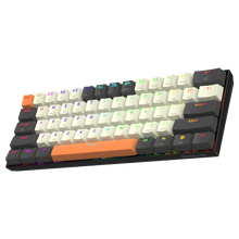 Redragon K644 SE 65% 3-Mode Wireless RGB Gaming Keyboard, 61 Keys Hot-Swappable Compact Mechanical Keyboard w/Upgrade Hot-Swap PCB Socket & Creative 1.2X Larger Size, Quiet Red Linear Switch