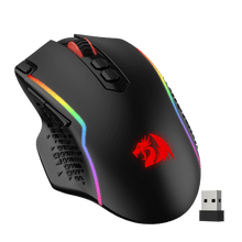 Redragon M810 Pro Wireless Gaming Mouse, 10000 DPI Wired/Wireless Gamer Mouse w/ Rapid Fire Key, 8 Macro Buttons, 45-Hour Durable Power Capacity and RGB Backlit for PC/Mac/Laptop