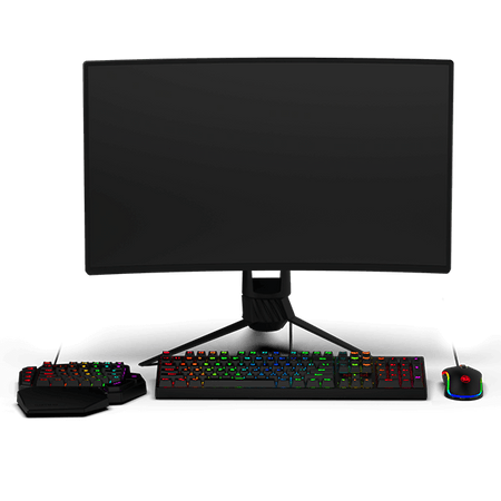 Redragon K585 DITI One-Handed RGB Mechanical Gaming Keyboard, Blue Switches, Professional Gaming Keypad with 7 Onboard Macro Keys, Detachable Wrist Rest, 42 Keys