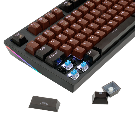 Redragon K592 Mechanical Gaming Wired Keyboard with Ultra-Fast V-Optical Blue Switches, White Backlit