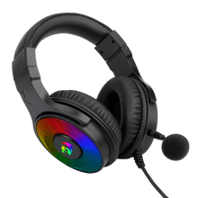 Redragon H350 Pandora RGB Wired Gaming Headset, Dynamic RGB Backlight - Stereo Surround-Sound - 50MM Drivers - Detachable Microphone