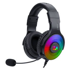 Redragon H350 Pandora RGB Wired Gaming Headset, Dynamic RGB Backlight - Stereo Surround-Sound - 50MM Drivers - Detachable Microphone