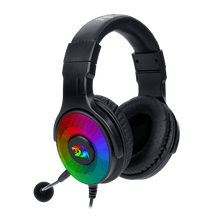Redragon H350 Pandora RGB Wired Gaming Headset, Dynamic RGB Backlight - Stereo Surround-Sound - 50MM Drivers - Detachable Microphone