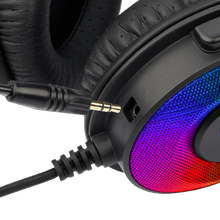 Redragon H350 Pandora RGB Wired Gaming Headset, Dynamic RGB Backlight - Stereo Surround-Sound - 50MM Drivers - Detachable Microphone