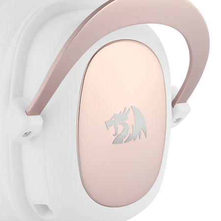 Redragon H510 ZEUS WHITE Gaming Headset 7.1 Surround Sound  Memory Foam Ear Pads - 53MM Drivers