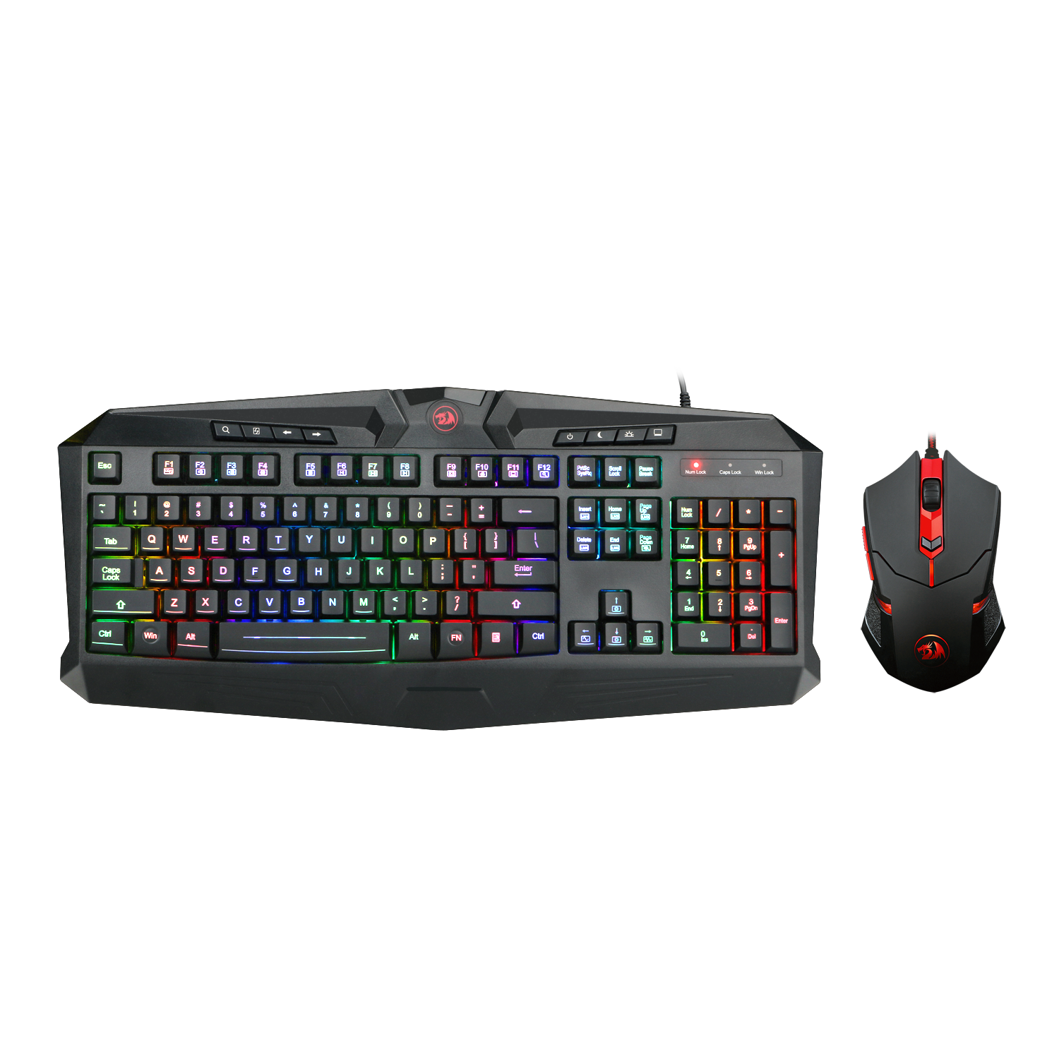 Redragon keyboard and online mouse