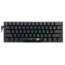 Redragon K614 Anivia 60% Ultra Thin Wired Mechanical Keyboard, Slim Compact 61 Keys RGB Gaming Keyboard w/Low Profile Linear Red Switches and Double-Shot Keycaps for Fast & Accurate Actuation