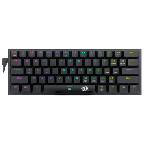 Redragon K614 Anivia 60% Ultra Thin Wired Mechanical Keyboard, Slim Compact 61 Keys RGB Gaming Keyboard w/Low Profile Linear Red Switches and Double-Shot Keycaps for Fast & Accurate Actuation
